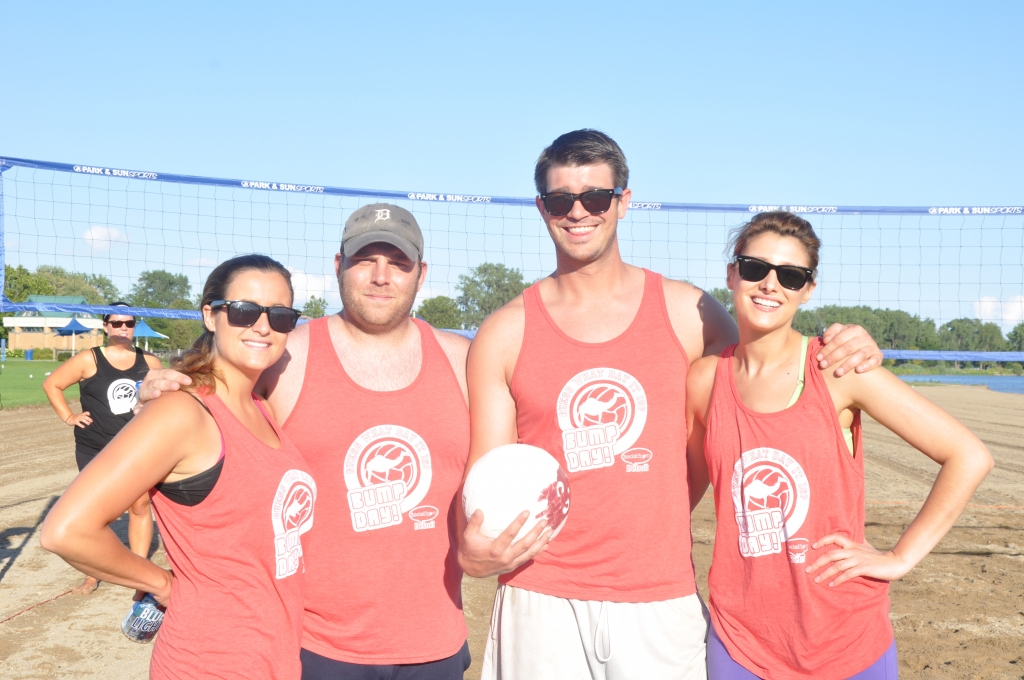 Detroit coed social beach volleyball league